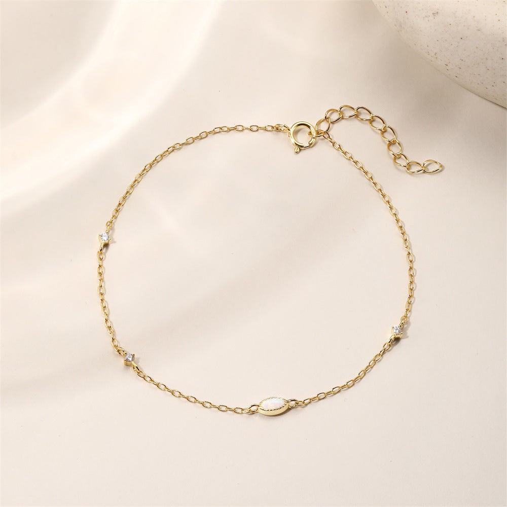 Gold Marquise-cut Bracelet