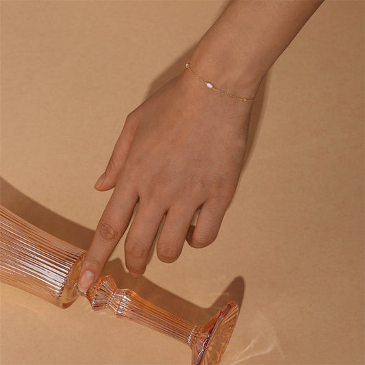 Gold Marquise-cut Bracelet