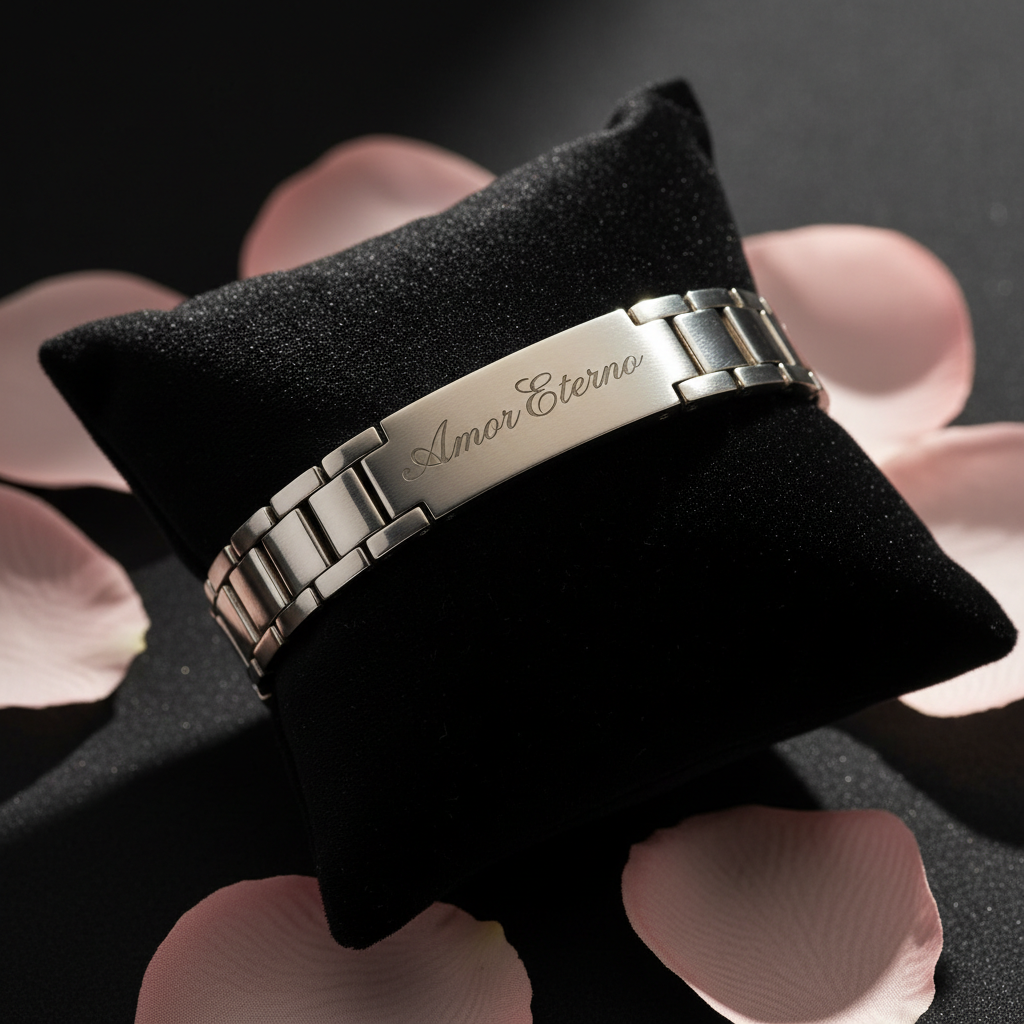 Personalized Engraved Bracelet - Custom Stainless Steel