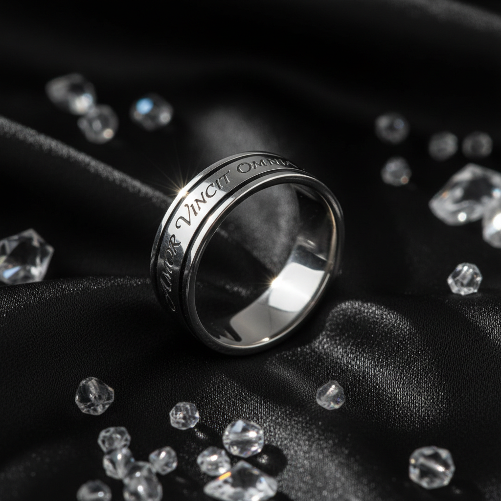 Personalized Engraved Ring - Custom Stainless Steel Band