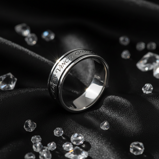 Personalized Engraved Ring - Custom Stainless Steel Band